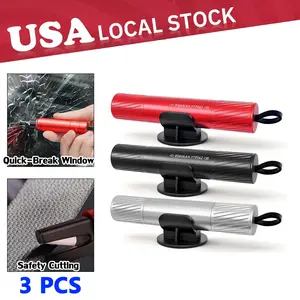 Edition Safe Hammer Glass Breaker Under Water, Car Hammer Seatbelt Cutter Window Breaker Emergency Escape Tool, Safehammer Glass Breaker for New Cars