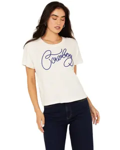 Ariat Women's Cowboy Embroidered Short Sleeve Tee - 10055139