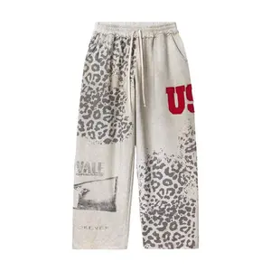 Vale Forever Cheetah Sweatpants Grey Men Women's Fleece Sweats Hip Hop Streetwear Style All Seasons, Gift for Her Him steezy snowboarding fit Scrunch Butt Impact Fitness Leggings Flared Zippered Sports Men's Sherpa Lined Corduroy black nebraska jerseys