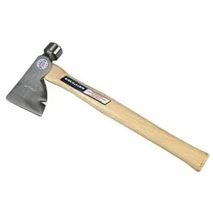 212 MAIN Vaughan 770-RB 204-20 Rig Builders Hatchet - 28oz Heavy Duty Hand Tool, Extra Large, Hickory Wood, Beveled Slot, Flame-Treated Cutting Hatchet