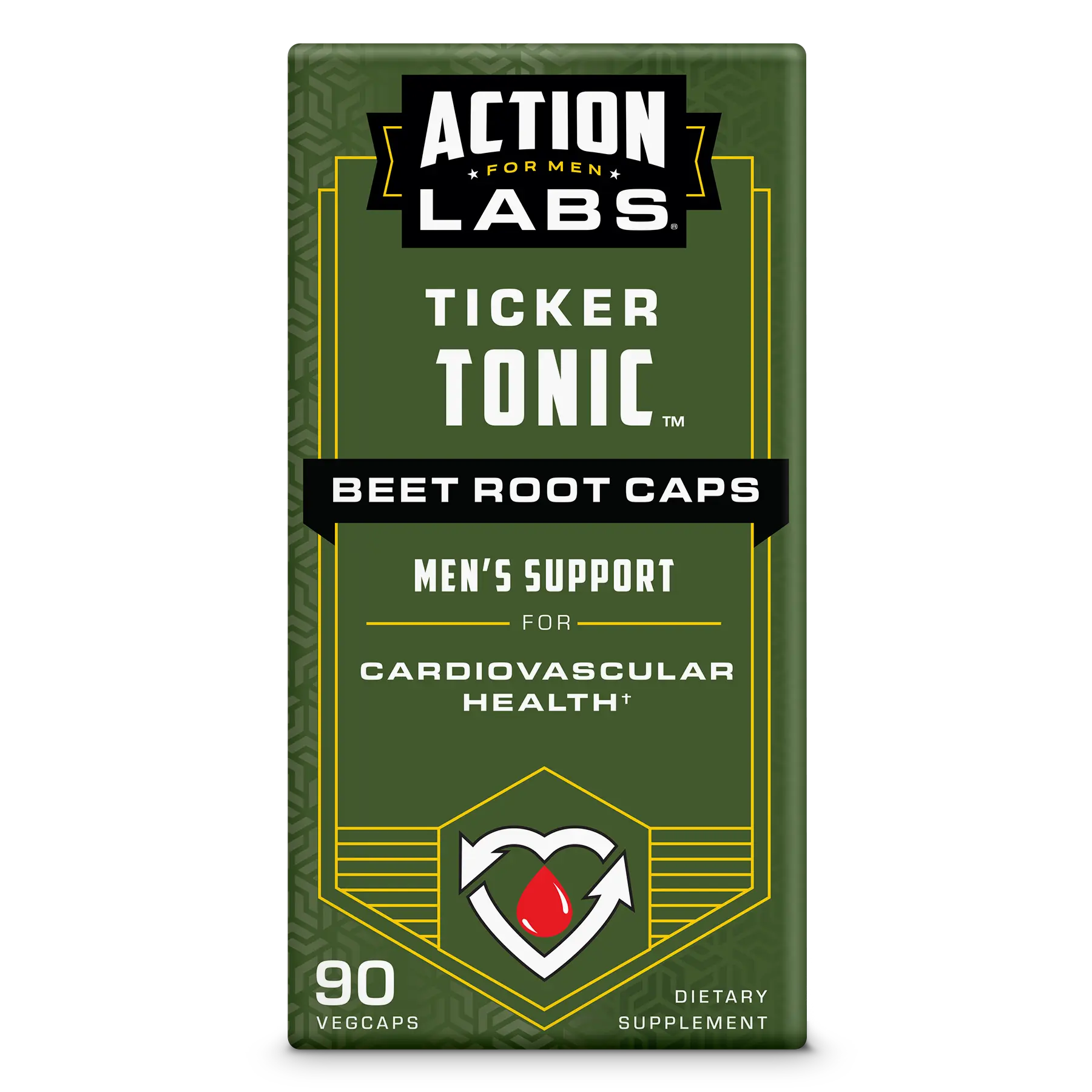 ACTION LABS Ticker Tonic - Beet Root Caps, Health & Nutrition Wellness Supplement, Vitamins Supplement