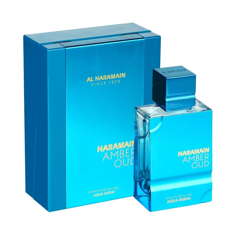 AL HARAMAIN Amber Oud Aqua Dubai 60ml Extrait De Parfum - Luxurious Amber & Oud Scent for Sophisticated Fragrance Lovers