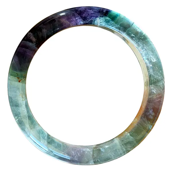 Natural Colorful Crystal Bangle