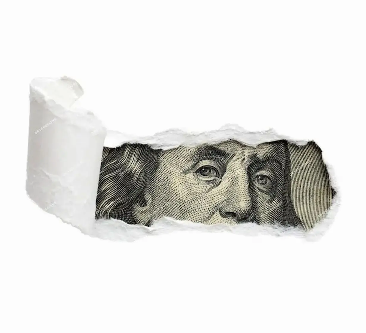 Ben Franklin Money Sticker, Vinyl Sticker - Cars, Trucks, Laptops, Coolers, Toolboxes, Windows & More Waterproof Vinyl Sticker