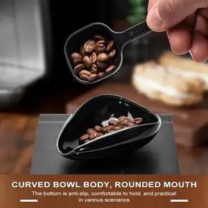 2/3pcs Premium Ceramic Coffee Bean Dosing Cup & Spoon Set - Static-Reducing Spray Bottle Included, Perfect for Espresso & Tea Brewing - Ideal Gift for Holidays