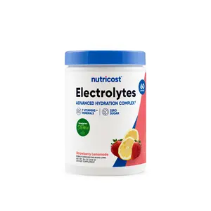 Nutricost Electrolytes Complex Powder - Advanced Hydration with Vitamins & Minerals for Optimal Hydration & Electrolyte Replenishment -  Healthcare Drink