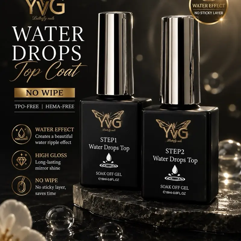 YVG Nail Water Drop Top Coat