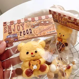 Adorable Taba Squishy Bear, Handmade Squishy Bear Stress Relief Toys for Adult/Kids, Cute & Soft Sensory Fidget Toys, Perfect Squeeze Toys Gift for Desk Toys, Party Favors, and Easter Gifts(1Pcs)