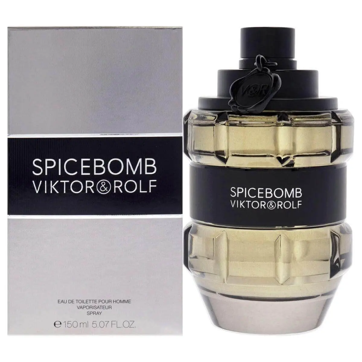 Viktor & Rolf Spicebomb Men's EDT Cologne - Warm Spicy Scent, Bergamot Notes, 5.07 fl oz, New in Box, Perfumes Fragrance