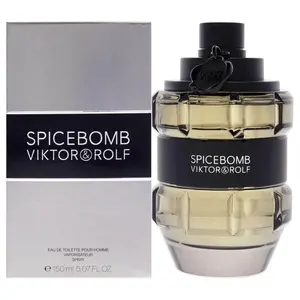 Viktor & Rolf Spicebomb Men's EDT Cologne, Perfumes Fragrance with Warm Spicy Scent & Bergamot Mix, 5.07 fl oz, New in Box