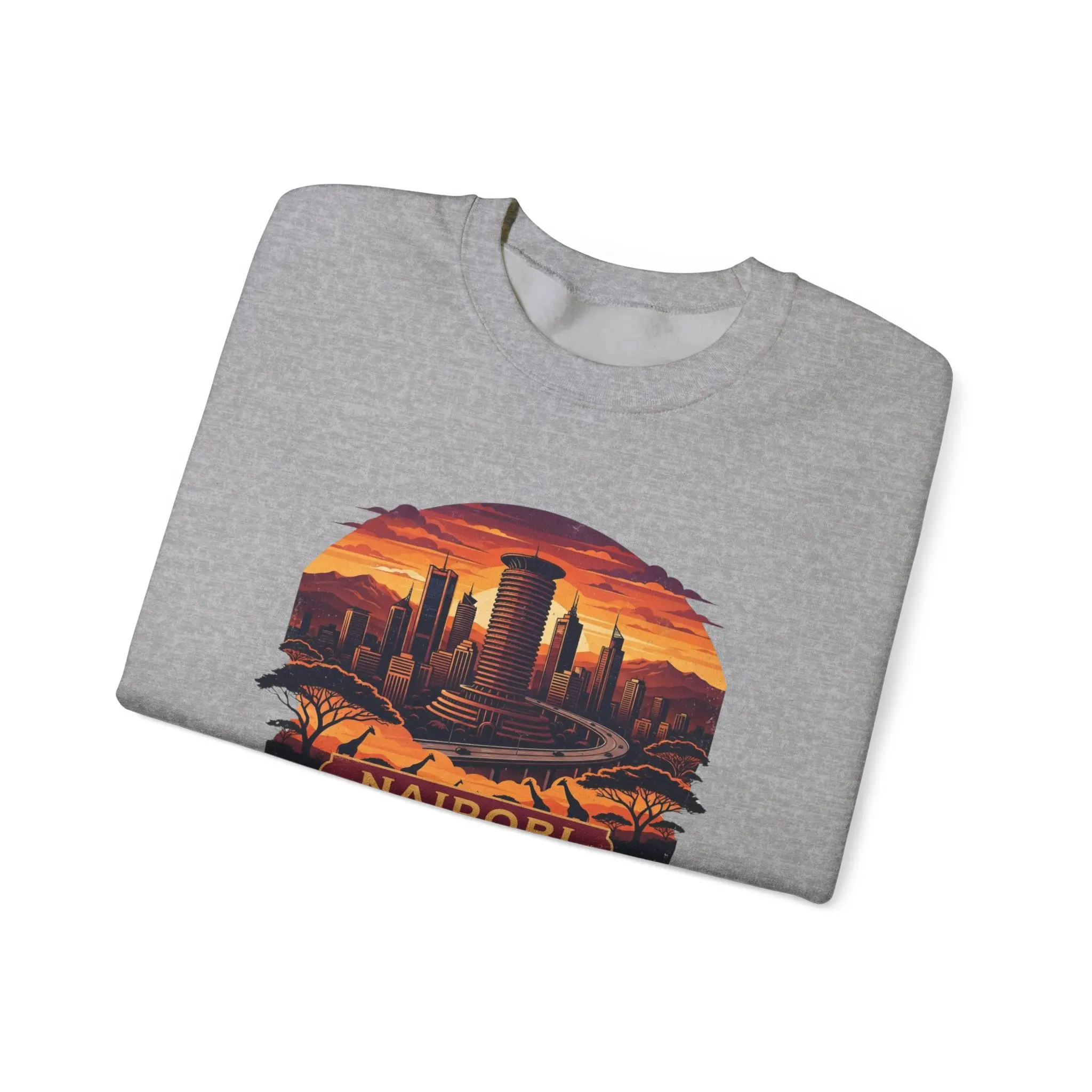 Nairobi Skyline Sunset Crewneck