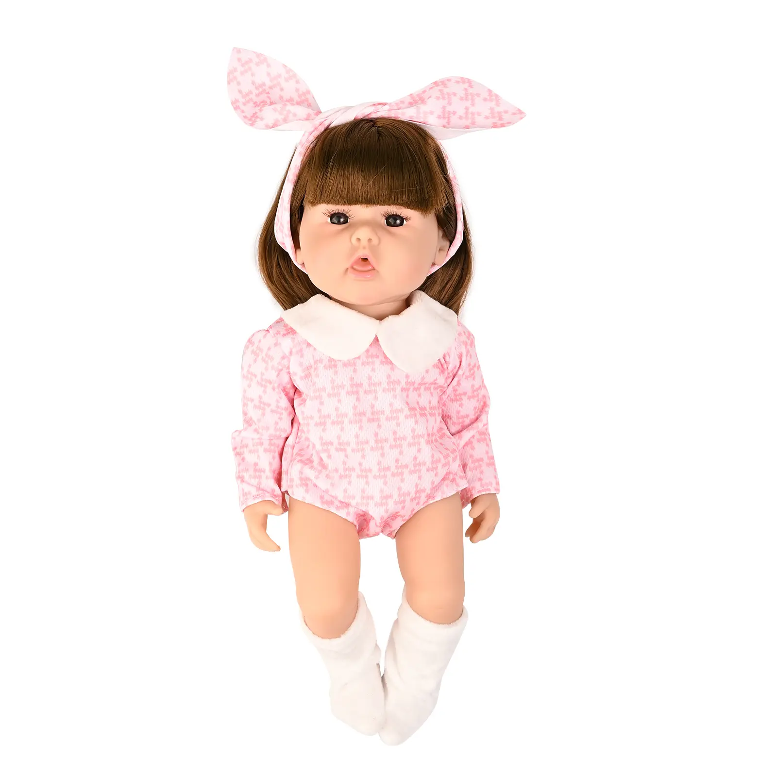 11.8in Lifelike Jointed Soft Doll - Dress Up Doll, Cute Toy, with Clothes, Socks, Headdress, Ideal Gift for Girls for Halloween, Christmas, Dress Up Dolls