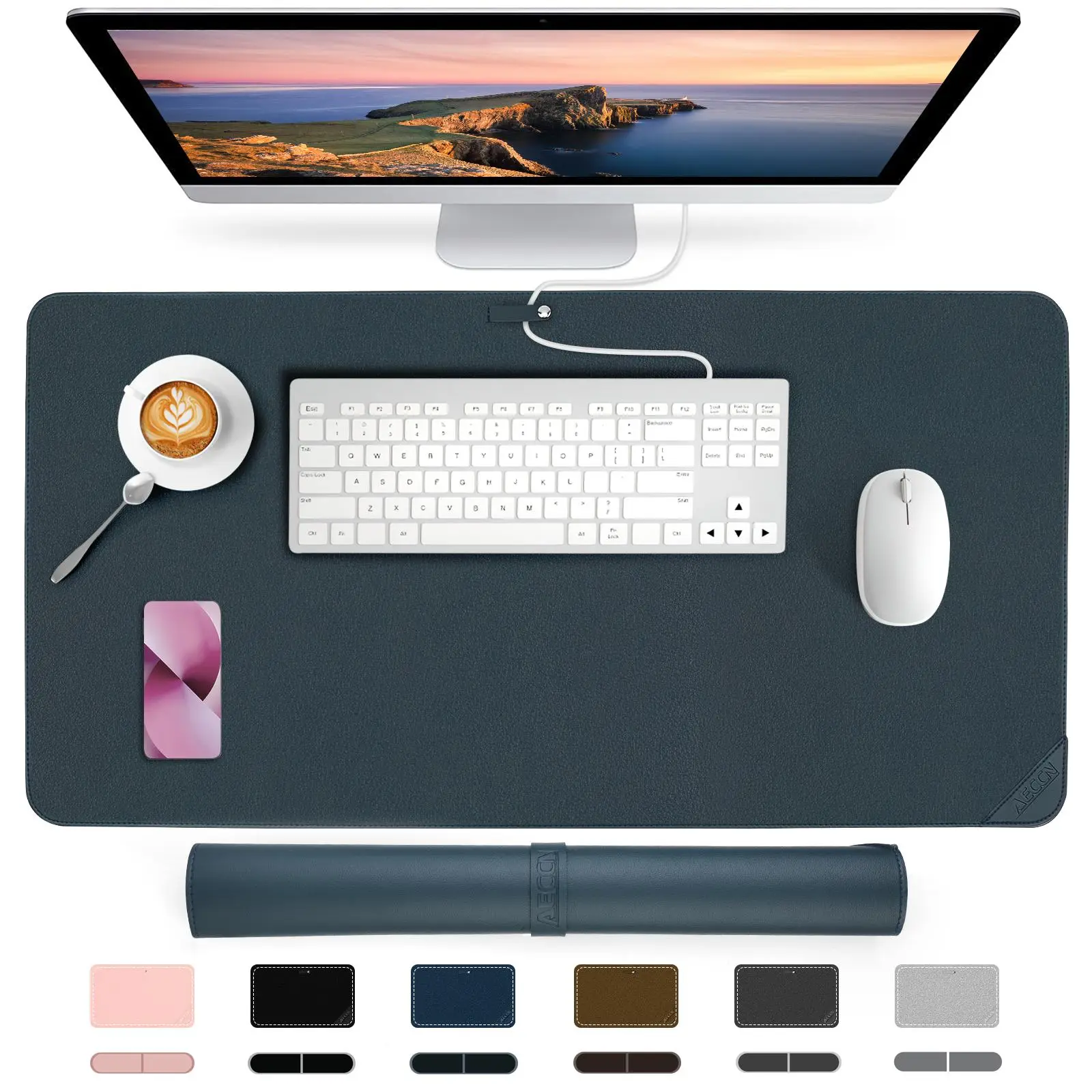 Ultra Large Waterproof & Oil Proof Mouse Pad, 1 Count Rectangle Mousepad, Non-slip & Soft Base Mouse Mat, Office Game Accessories, Desktop Gaming Acce