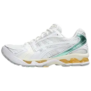 ASICS Gel-Kayano 14 Low-Top Running Shoes for Men and Women in White-Green Color, Comfortable, Durable, and Versatile Trending Shoes, House White Official Shoes to Get / Maison Mihara