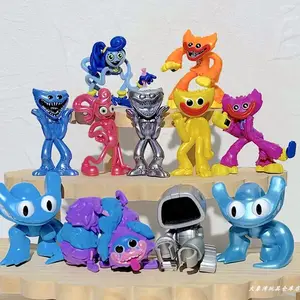 Poppies Playtime Mini Figures Huggy Wuggy Mommy Long Legs Kissy Missy CatNap PVC Collectible Toys Desk Ornaments Kids Gifts