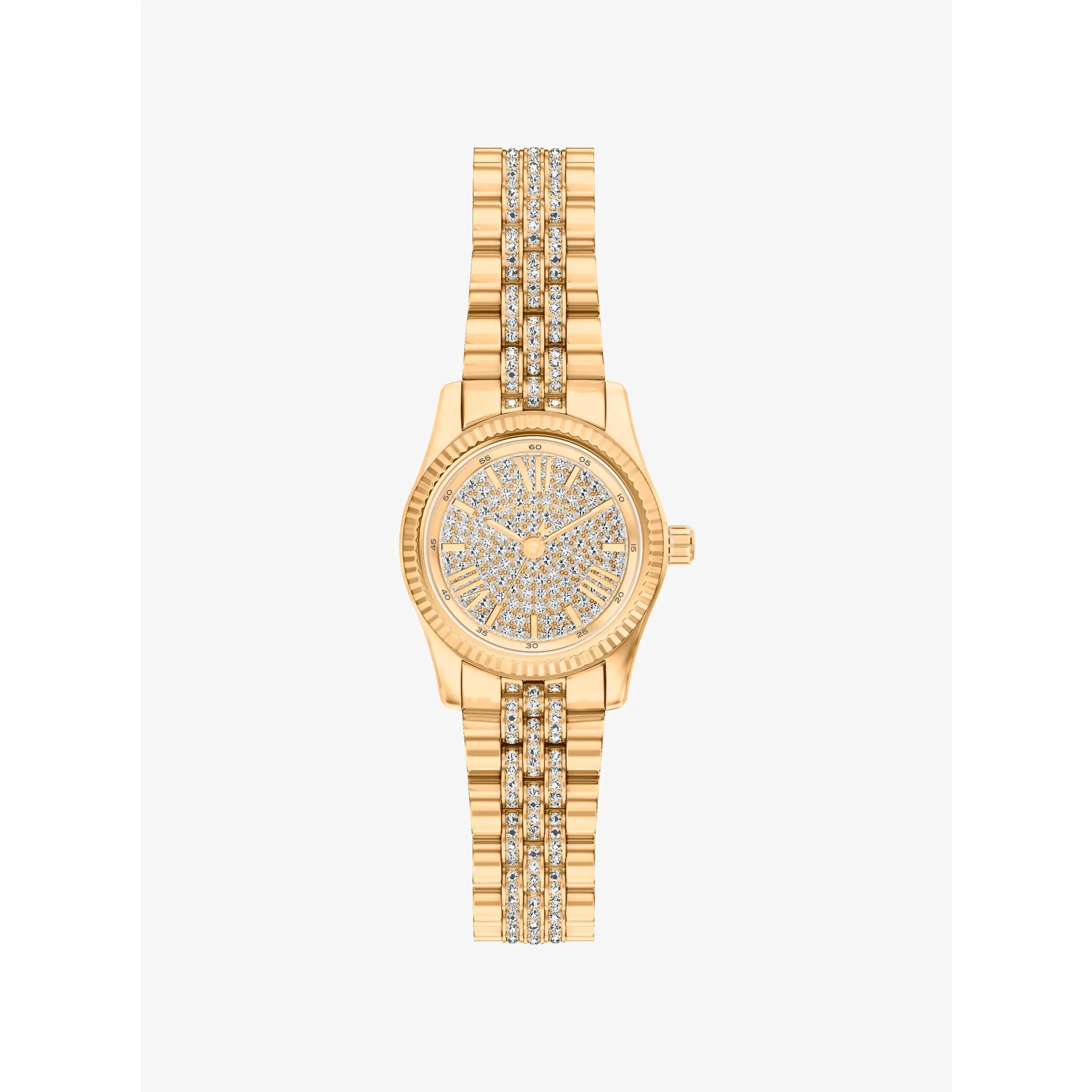 Petite Lexington Pavé Gold-Tone Watch