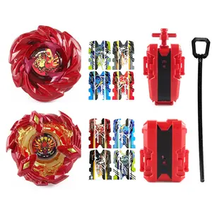 Bey Gyro Battling Top Burst Gyro Toy Set, with Gyro Launchers and Handle Combat Battling Game, Gift for Kids Children,BX-23+UX-07