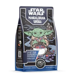 Bones Coffee Company | Cantina Caramel Crunch Caramel Popcorn Flavored Coffee 12oz Medium Roast Arabica Bones Coffee Company | Cantina Caramel Crunch Caramel Popcorn Flavored Coffee 12oz Medium Roast Arabica