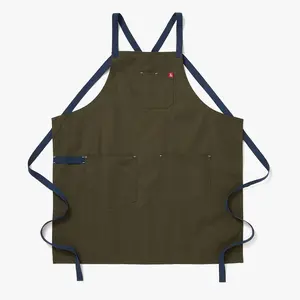 Olive Green Crossback Apron Olive Green Crossback Apron