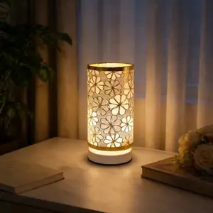 Modern Creative Design Table Lamp with Soft Fabric Shade, Stylish Iron Base for Cozy Bedroom Living Room Home Office Lighting Home Decoration Lamp