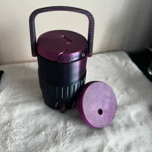 Portable Drink Holder, 12oz Insulated Cup Sleeve with Handle, 3D Mini Water Bott