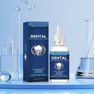 Dental care liquid 60ml, gently caring for teeth, cleaning yellow teeth and dirt. Gentle Oral care essence, water, glycerin, panthenol, theobromine