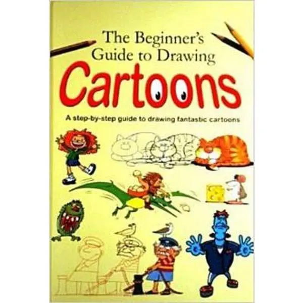 Used "I Can Draw Cartoons" Hardcover Book by Amanda O'Neill, School & Educational Supplies for Drawing Ideas, Sketch