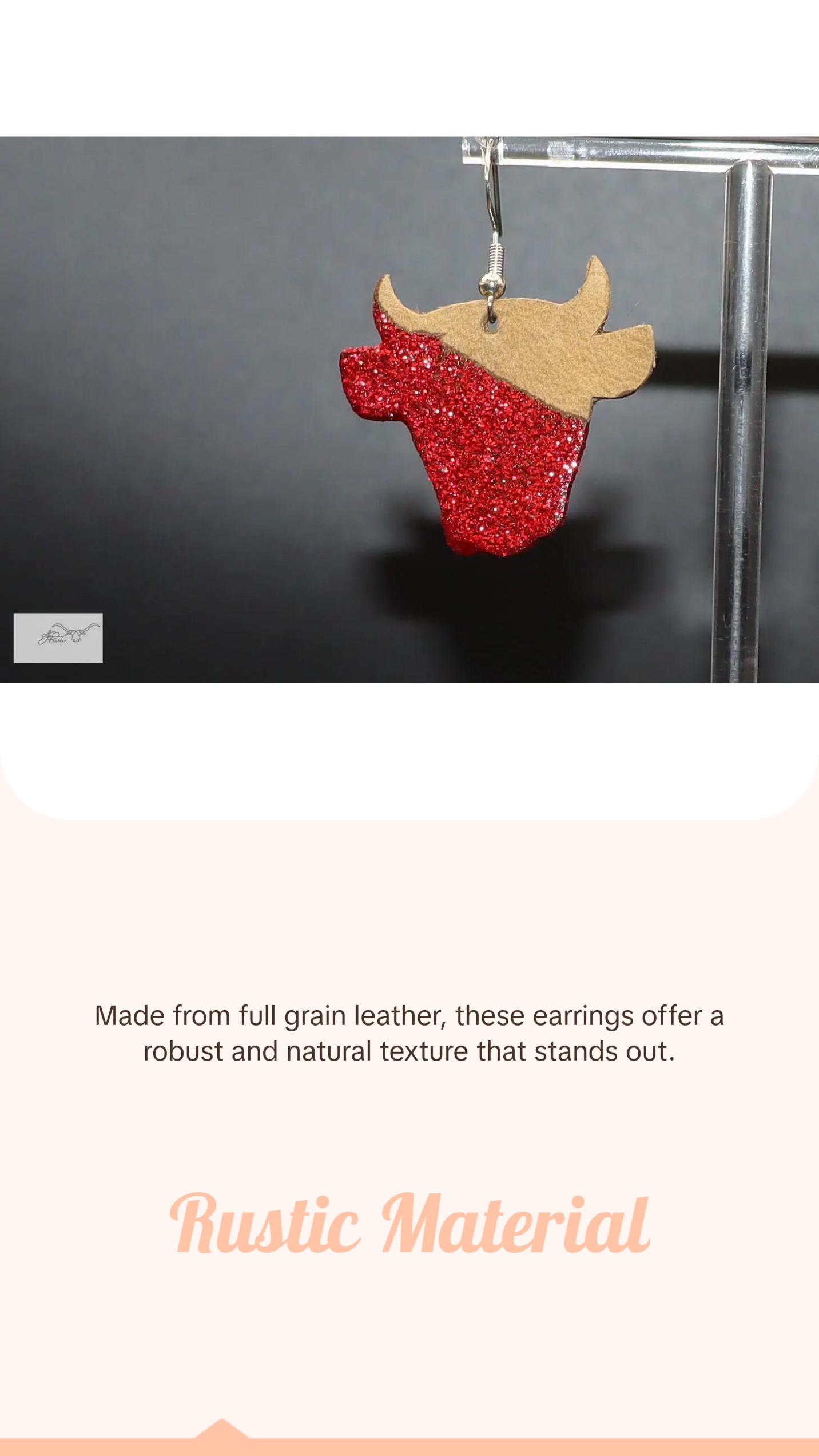 Longhorn Earrings - grab attention everywhere you go