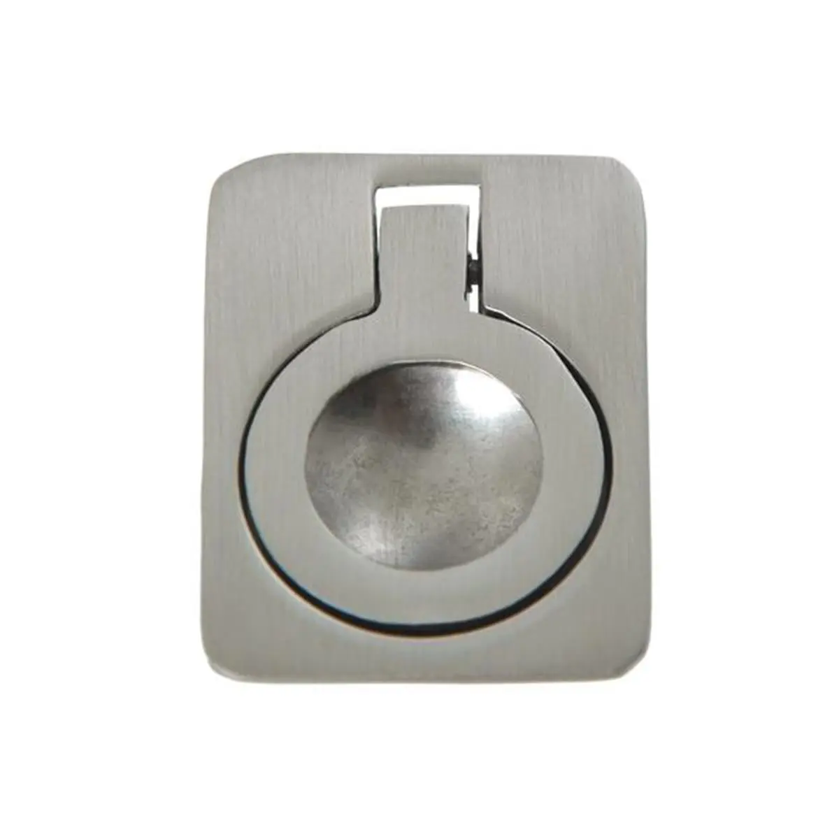 212 MAIN Vintage Decorative Drop Pull - 1.6" Die-Cast Zinc Hardware, Hand-Finished Brushed Nickel, Mounting Kit Included for Kitchen Cabinet Knobs, Dresser Knobs