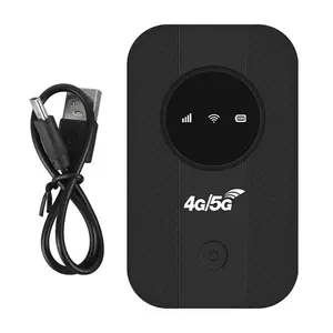 Portable SIM Card WiFi Router, 4G 5G 300Mbps Support Up To 10 Devices