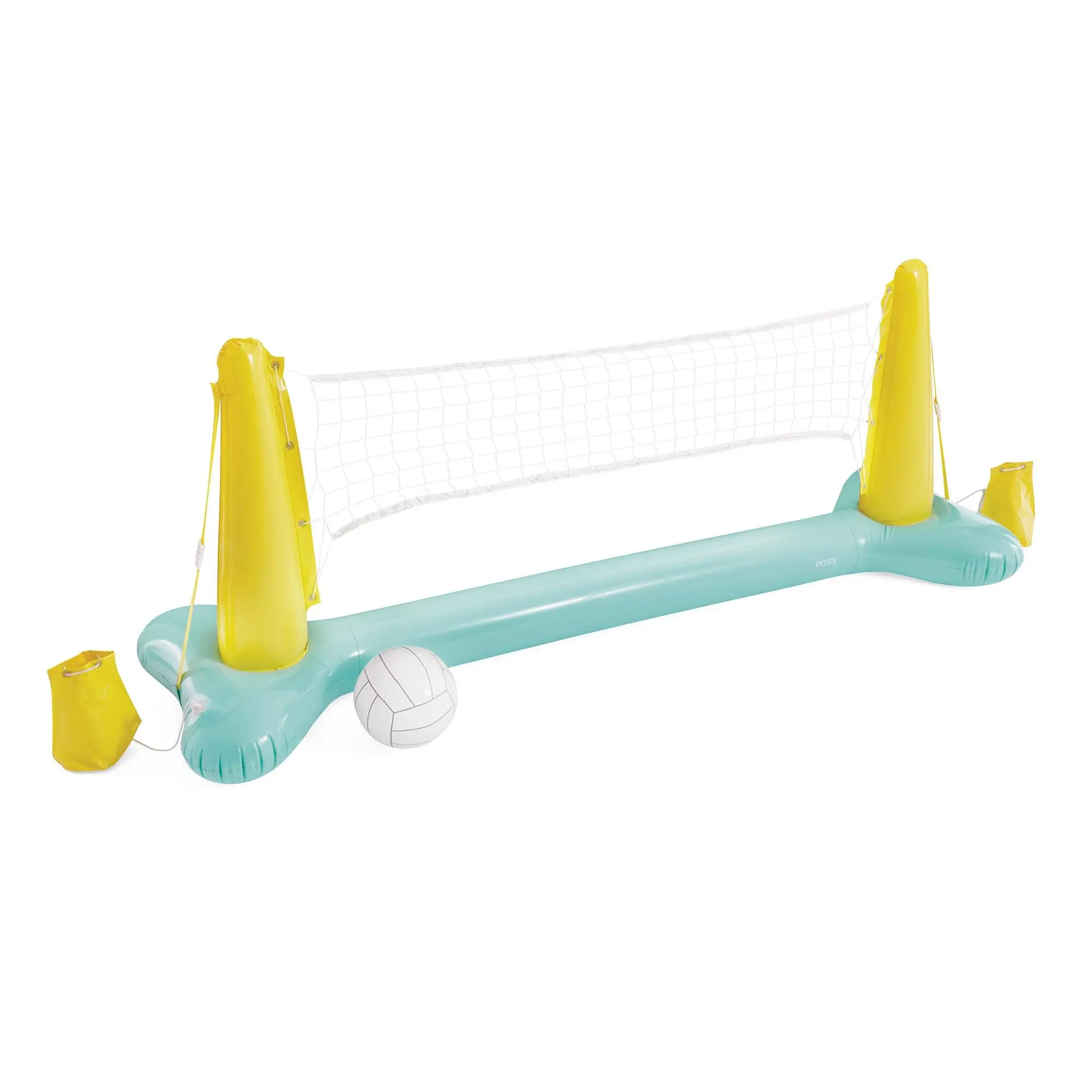 Intex 56508EP Inflatable Floating Swimming Pool Toys Volleyball Game, Green