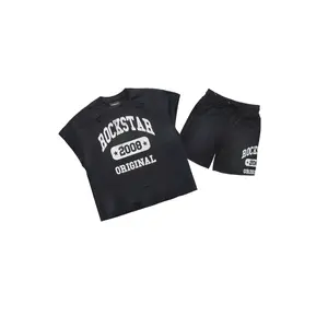 Uppercut Black T-Shirt/Short Set