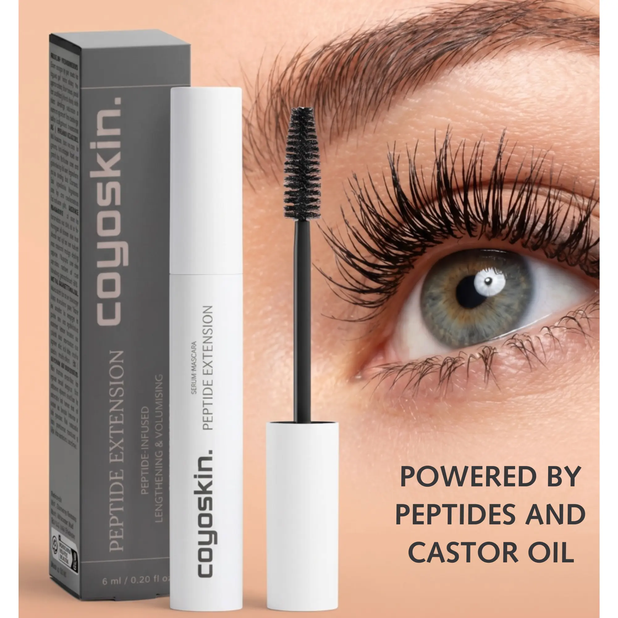 Coyoskin | Clean Peptide Extension - Serum Mascara