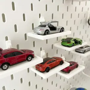 1/64 Scale Car Model Display Stand for Ikea Skådis, Car Model Storage Rack, Ideal for Collectors, Compact and Organized Design
