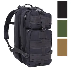 ROTHCO Tactical Canvas Go Pack 25L Unisex Polyester Heavyweight Backpack for Adults - 5 Zippered Compartments, Padded Straps, Outdoor Adventures Use