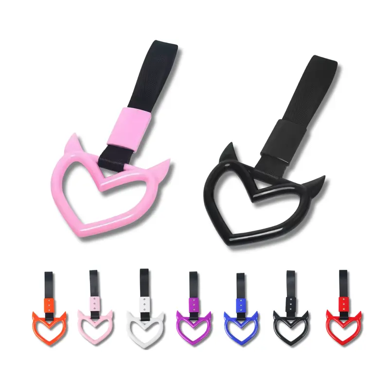 JDM Tsurikawa Devil Heart Shape. Car Hanging Decoration - TikTok Shop
