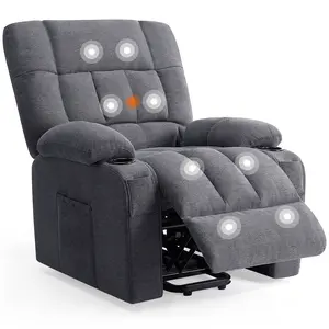 Sweet Furniture S - Recliner Chair with Vibrating Massage and Heating, Home Theater Seating with Lumbar Support, Adjustable Electric Power Lift Chair