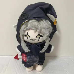 2026 new Stuffed 20cm The Freak Circus Pierrot Attributes Dress-up Plush Puppet Toys for Children Adults Collectible Game Peripheral Gift