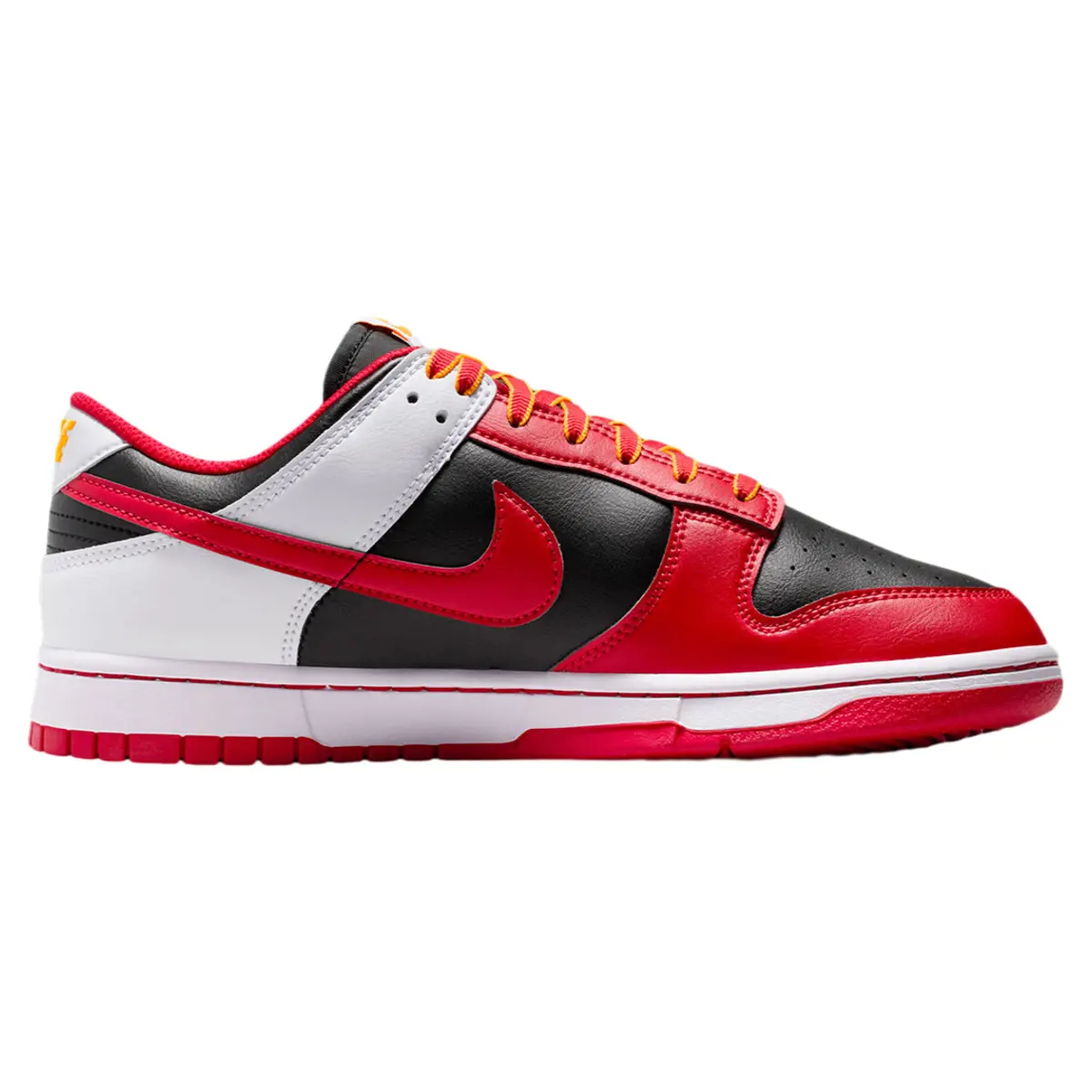 Nike Dunk Low Retro Black White University Red Men's Fashion Shoes New