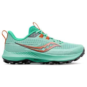 Saucony Womens Peregrine 13 Trail Running Sneakers Shoes - Green