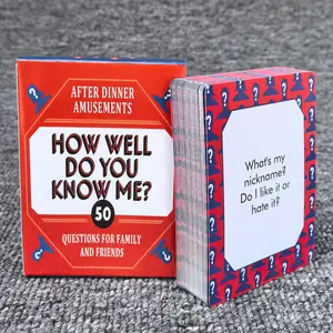 Interactive Card Game Set for Family & Friends, Conversation Card Game, Perfect for Parties, Camping, Holidays, Ideal Gift for Birthdays & Anniversaries (large Box Edition)