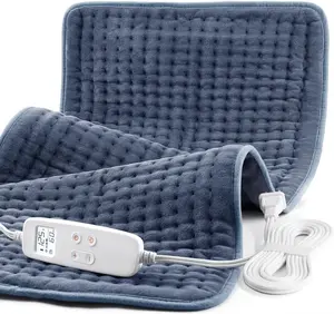 VAAGHANM Heating Pad: 33 x 17 inches Electric Heating Pad for Back -Extra Large Heat Pad for Shoulder/Neck/Knee/Arms - Upgraded 6 Timer & 6 Temperature Controller -Auto Shut Off