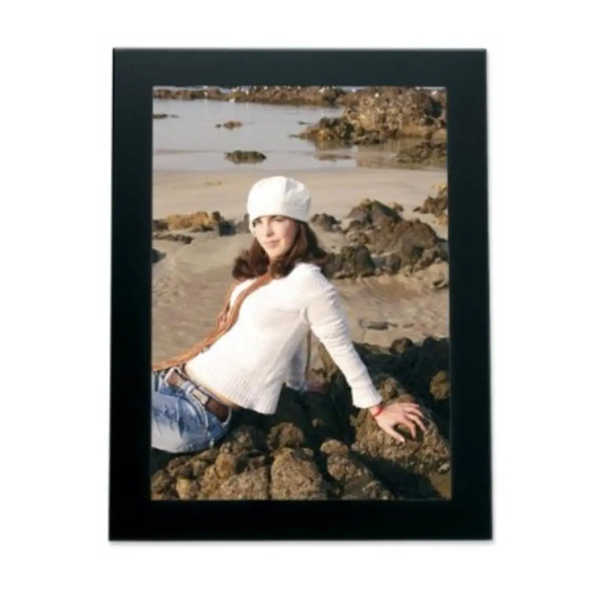212 MAIN Black 8x10 Metal Photo Frame, Stylish Home Decor Accessory for Room Display