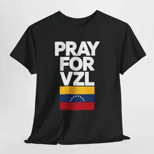 Comfort Colors Pray for VZL Earthquake Relief Tee Supports UNICEF Venezuela Disaster Aid Save Children Unisex Womenswear Graphic Tops TPJ