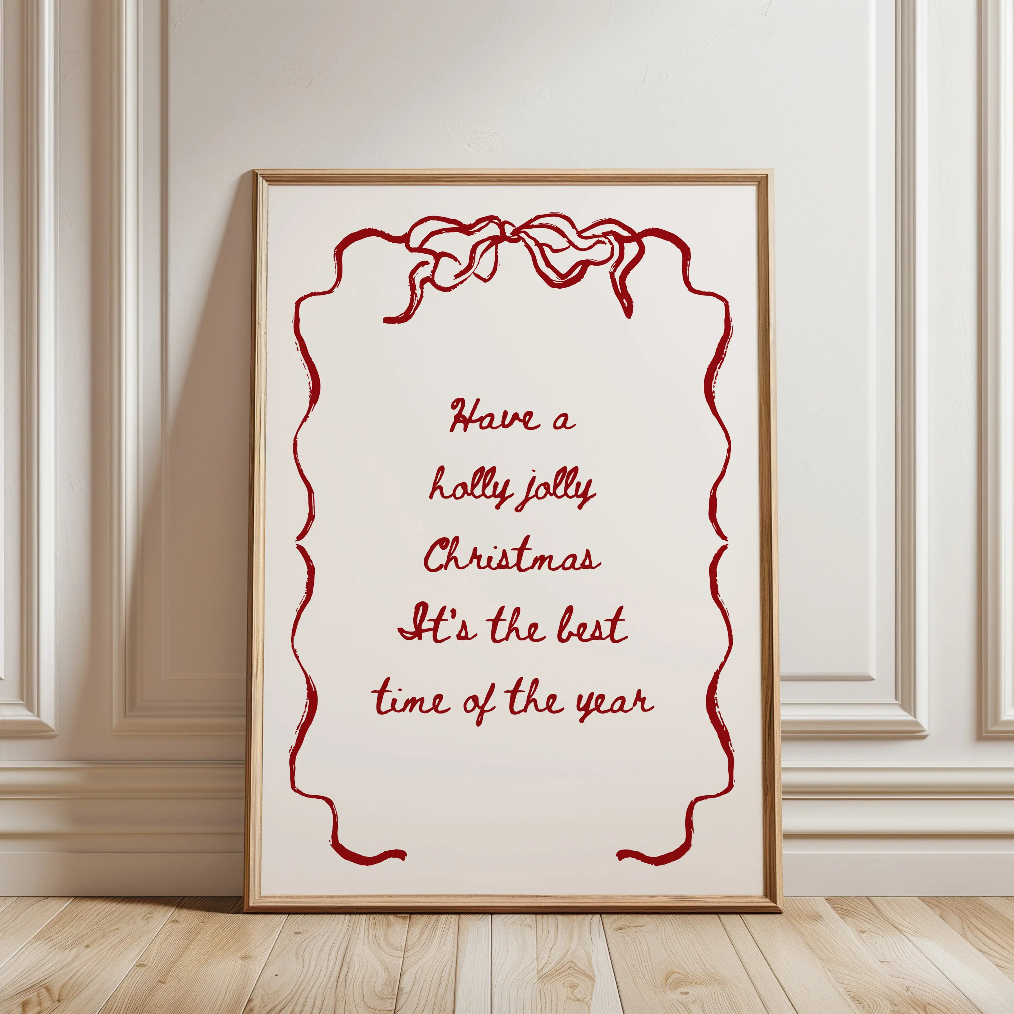Holly Jolly Christmas Poster