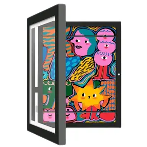 Kids Artwork Frames Changeable, 8.5x11 A4 Front Opening, Large Capacity Storage Frames Holds 150 Pcs Artwork Display Children's Art Projects Drawing Kids Art Frame Magnetic Decor Photo Gift Room Wall