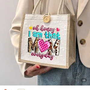 Oh Honey I Am That Mom Purse - Heartfelt Design with "Oh Honey I Am That" Text, Made of Woven Fabric, Ideal for Mommy Lovers