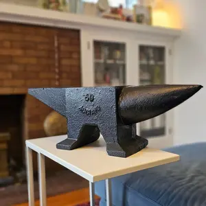 Anvil - Handcrafted Art Object, Non-Metallic Construction, Lightweight, Editioned & Signed, Best I Got Quality, 1.5lbs, Imperfections Visible