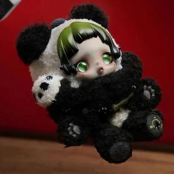 [DIDA] SKULLPANDA Lazy Panda Plush Doll Pendant