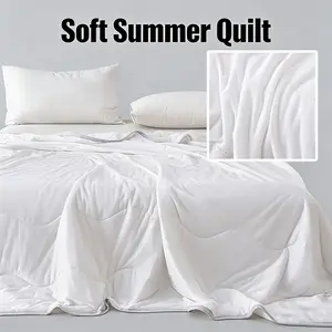 Soft Summer Blanket, Breathable Cool Lightweight Throw, Multiple Colors Available, Ideal for Hot Weather, All-Season Bedding